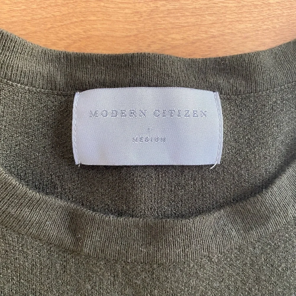 Modern Citizen Women's Olive Green Nara Wrap Sweater - Picture 3 of 8